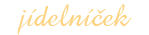 jídelníček